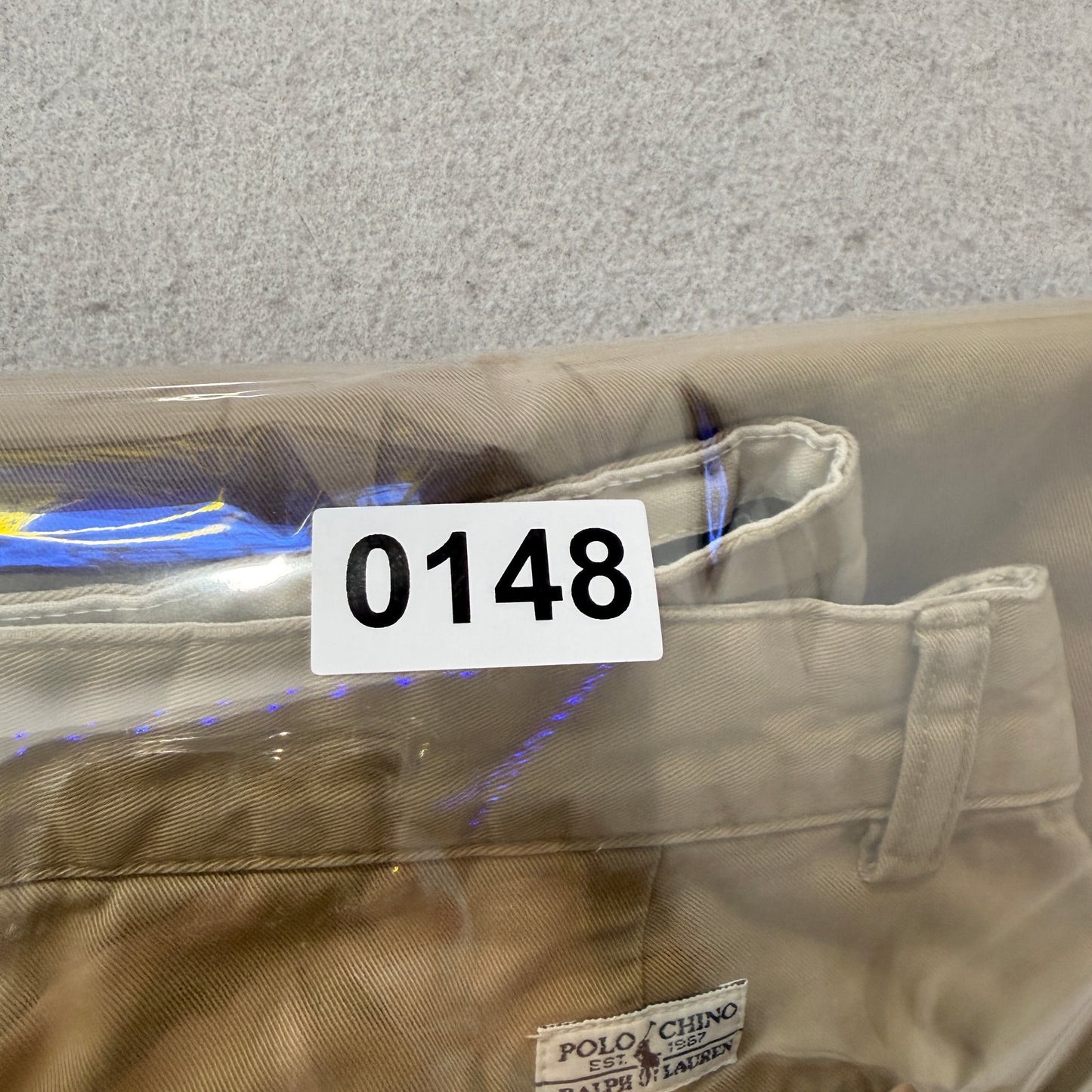 Vintage Polo Ralph Lauren Men's Khaki Chino Pants Straight Leg Pockets Size W33