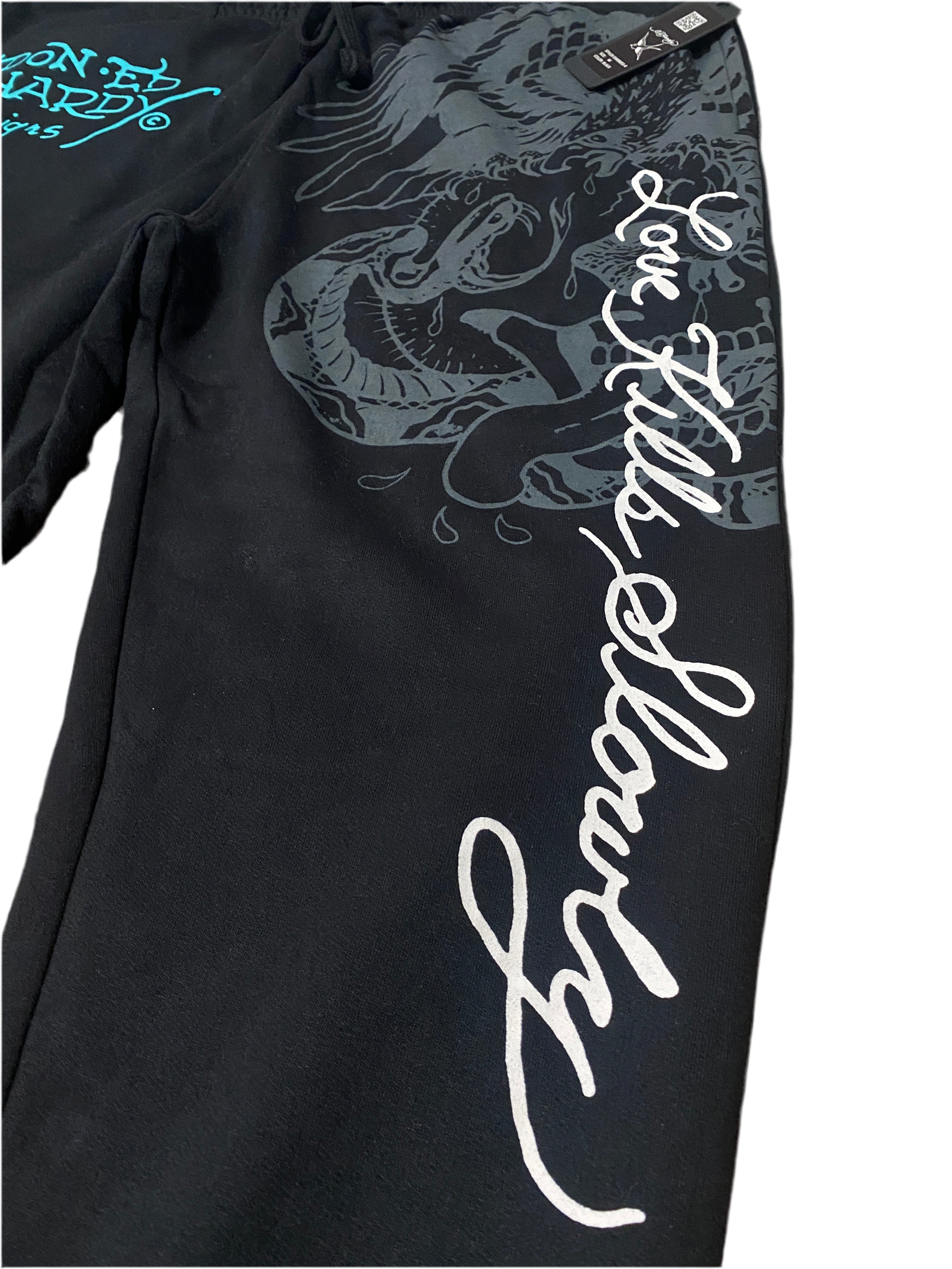 ED HARDY “CRAWLING TIGER” BLACK PANTS - Clean Curriculums 