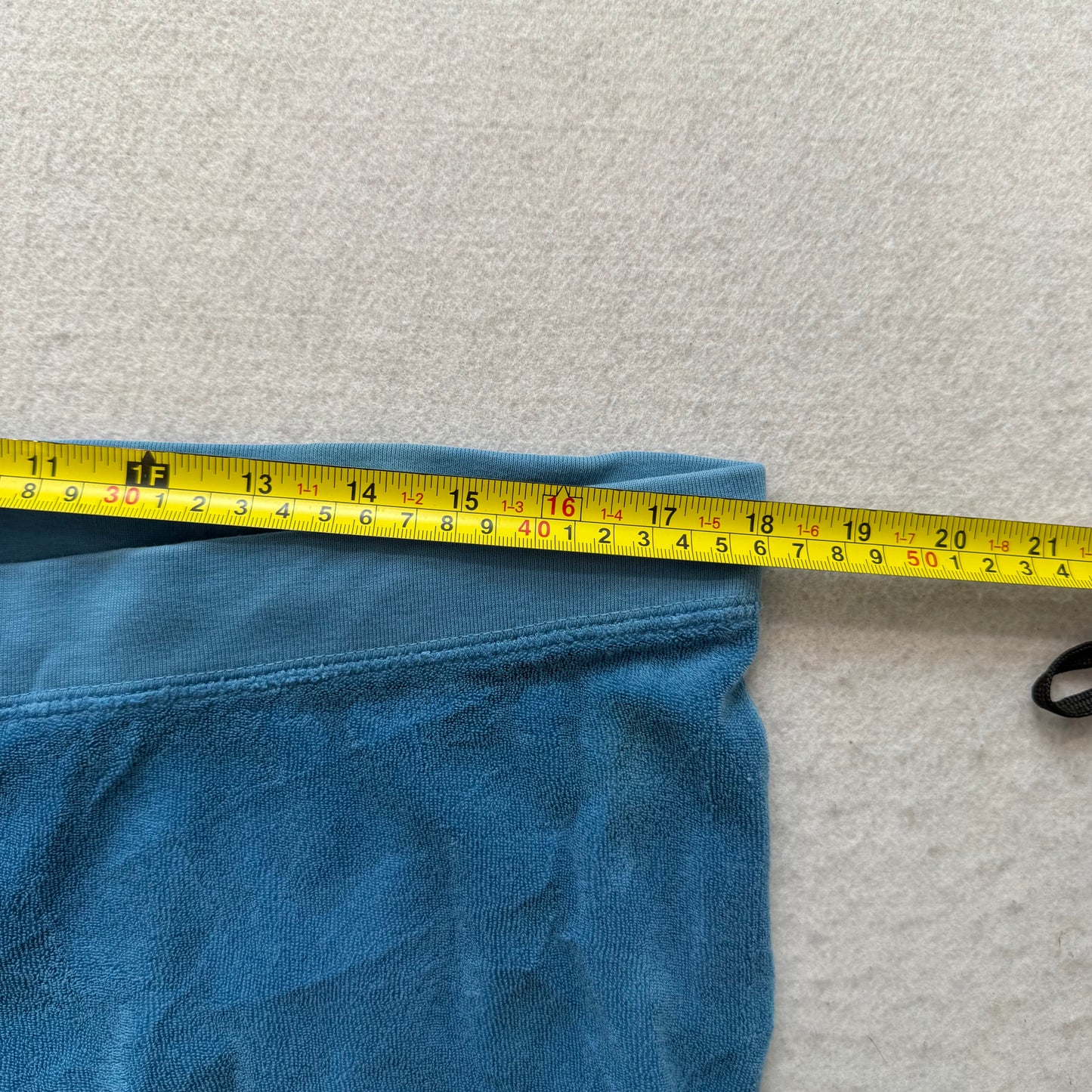 Vintage Juicy Couture Women's Steel Blue Terrycloth Flared Track Pant Y2K Size L