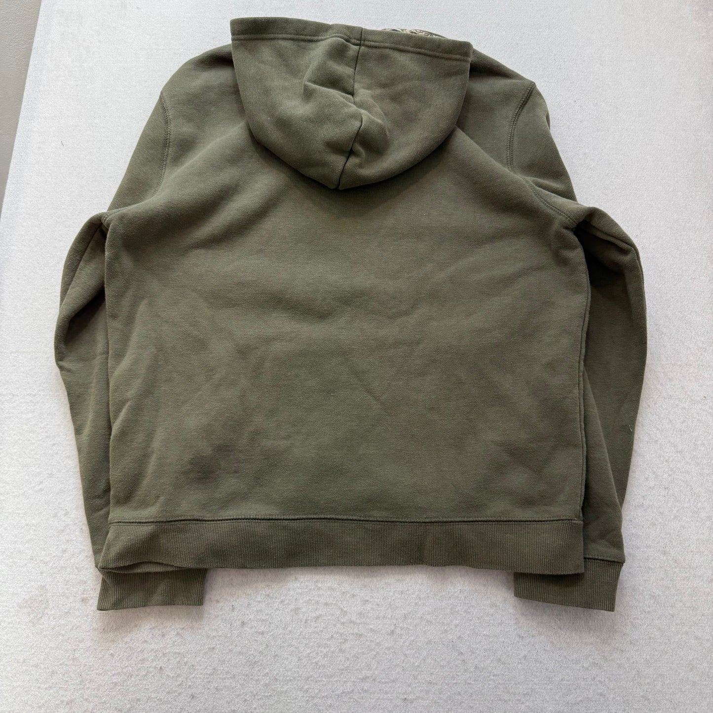 Realtree by Boston Traders Men's Olive Green Camo Hoodie Lined Pullover Size L