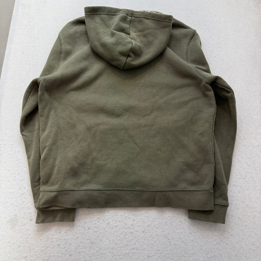Realtree by Boston Traders Men's Olive Green Camo Hoodie Lined Pullover Size L