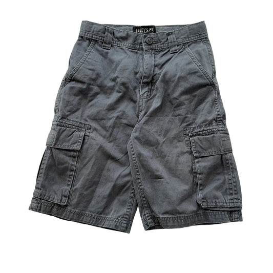Bailey's Pt. Boys Charcoal Gray Cargo Shorts Utility Pockets Outdoor Size 12
