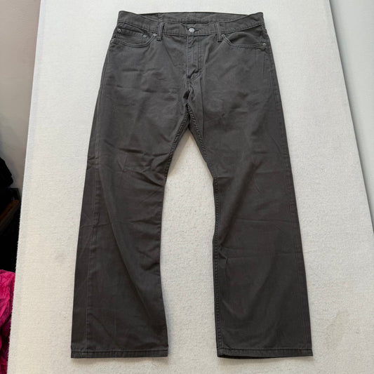 Levi's Strauss & Co. 514 Men's Charcoal Wide Leg Denim Jeans Zip-Fly Size 36x29