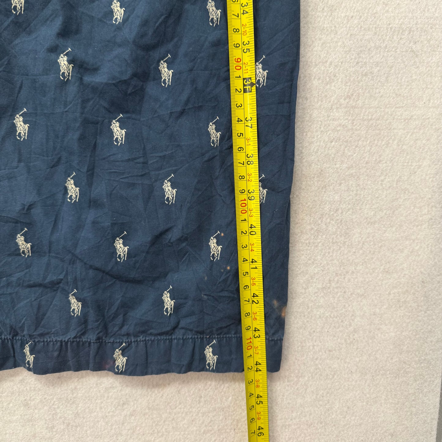 Polo Ralph Lauren Men's Navy Allover Pony Print Pajama Pants Sleepwear Size 3XL