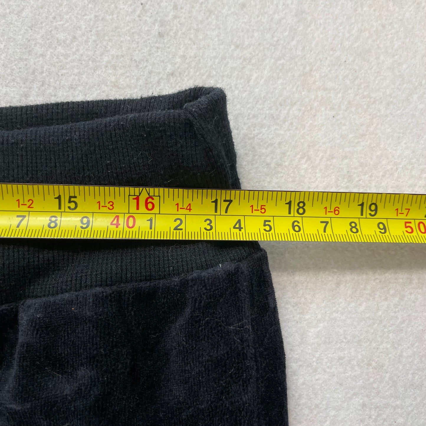 Vintage Juicy Couture Women's Black Velour Wide Leg Track Pant Loungewear Size L