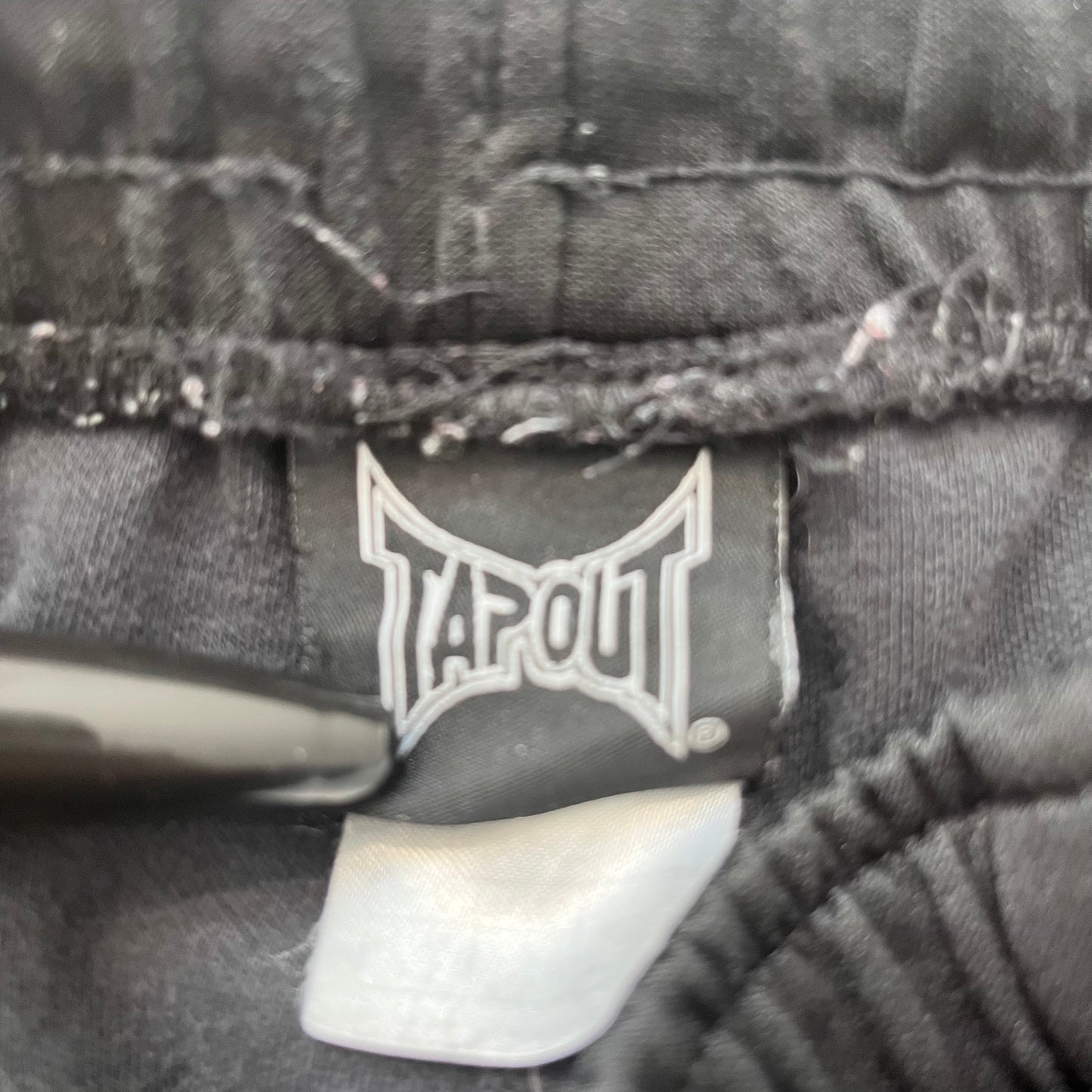 Tapout Men's Black Track Pant Side Stripe Elastic Waist Athletic Casual Size W24