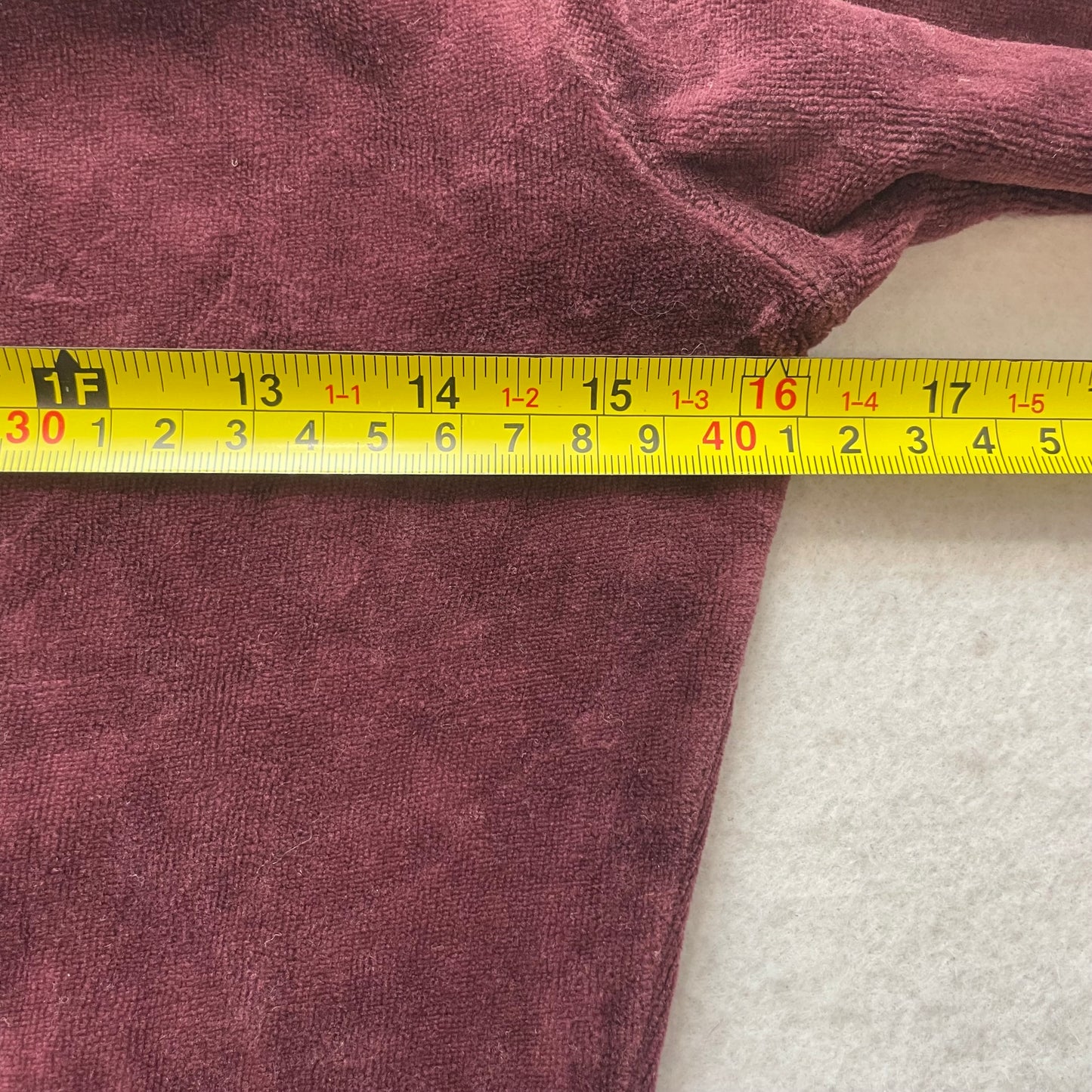 2003 Vintage Juicy Couture Women's Burgundy Velour Full Zip Track Jacket Size S