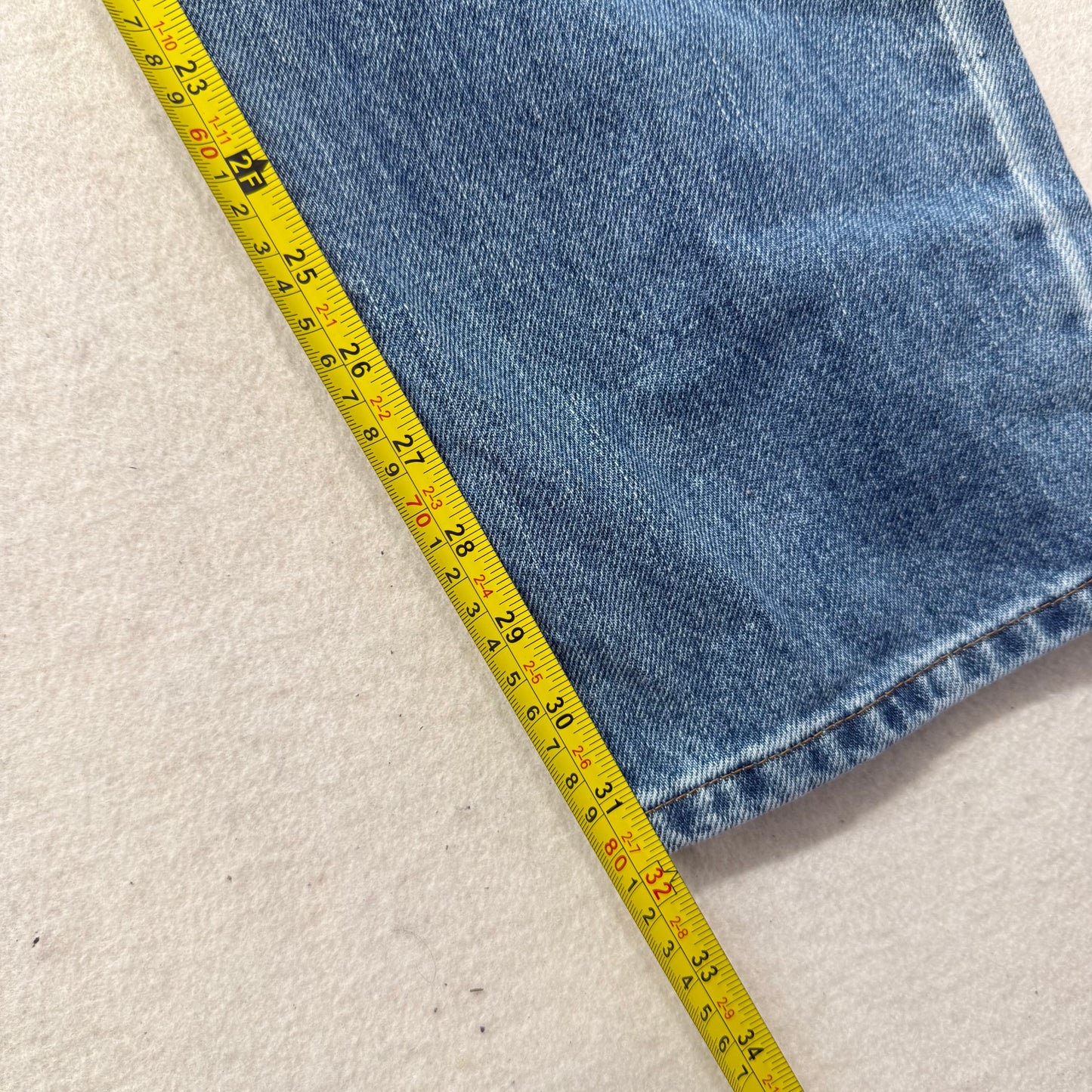 Levi Strauss & Co. 550 Men's Blue Denim Relaxed Fit Straight Leg Jeans Waist 30