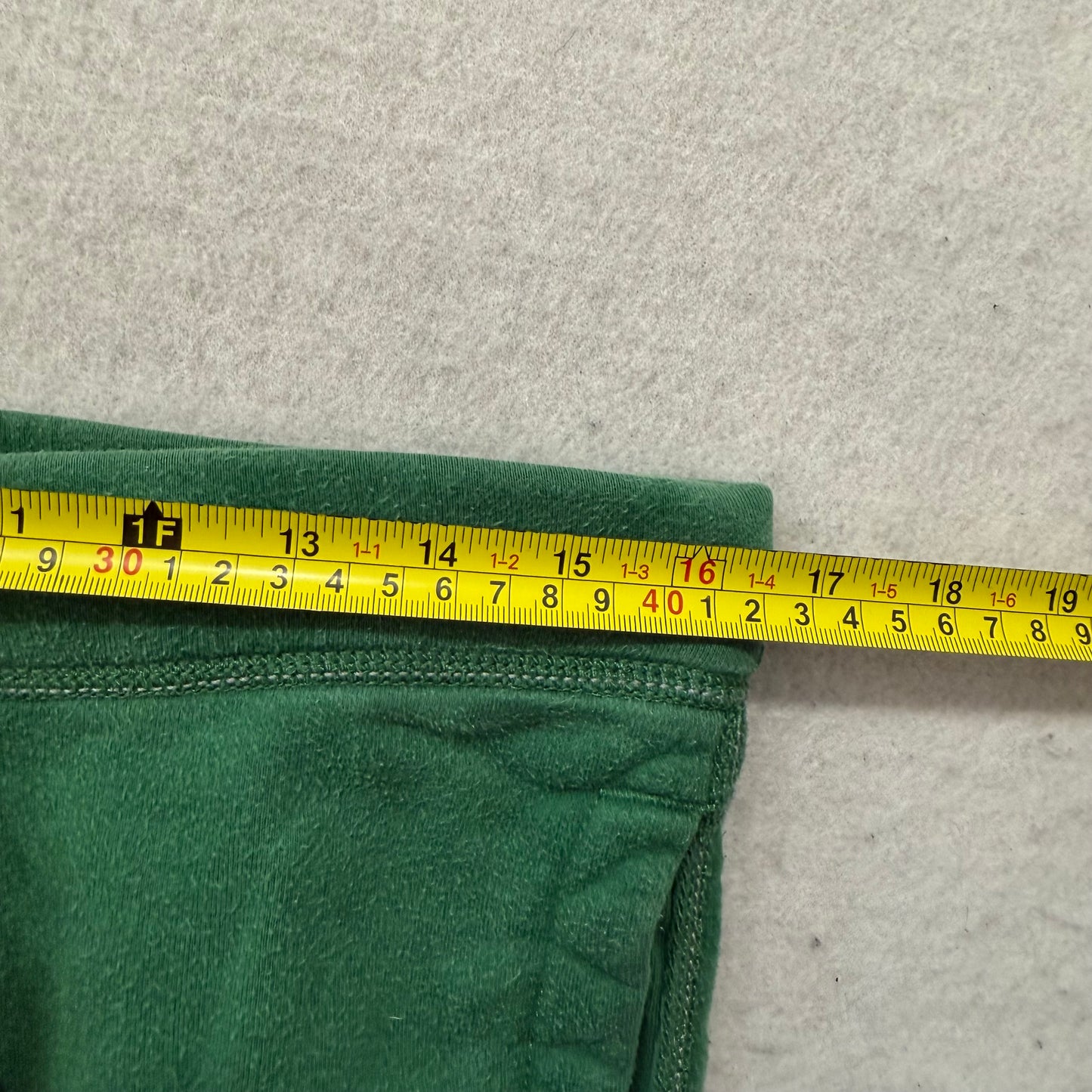 American Eagle Outfitters Men Kelly Green Fleece Wide Leg Sweatpants Logo Size S