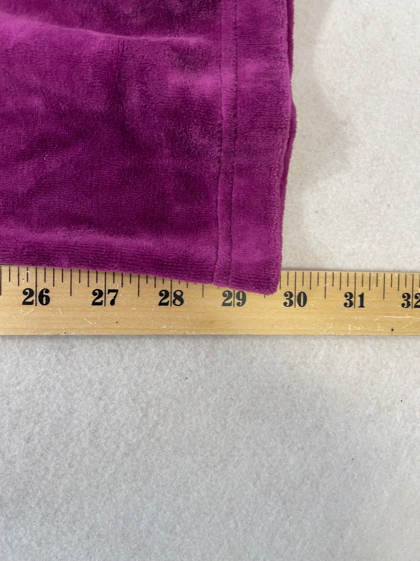 Vintage Juicy Couture Purple Drawstring Flare Velour Pants Size XL