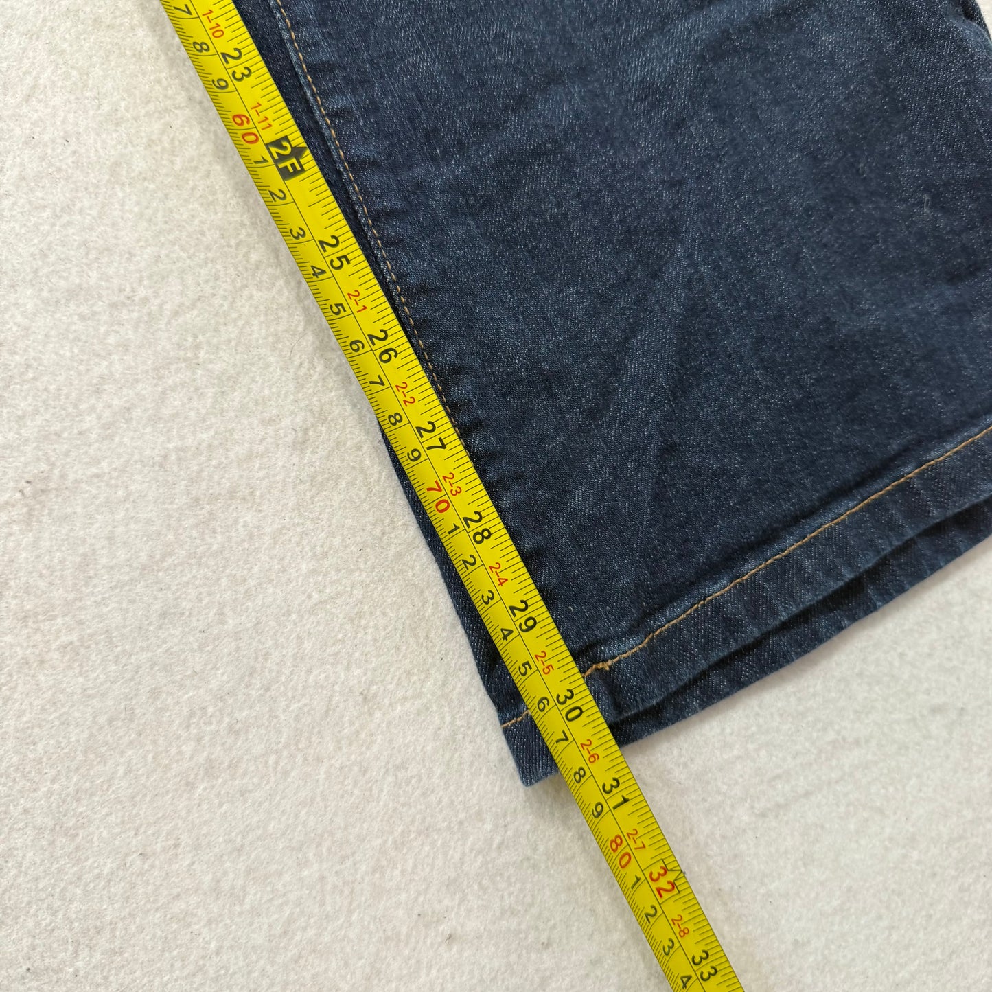 L.L.Bean Everyday Women's Blue Denim Bootcut Jeans High-Rise Classic Fit Size 16