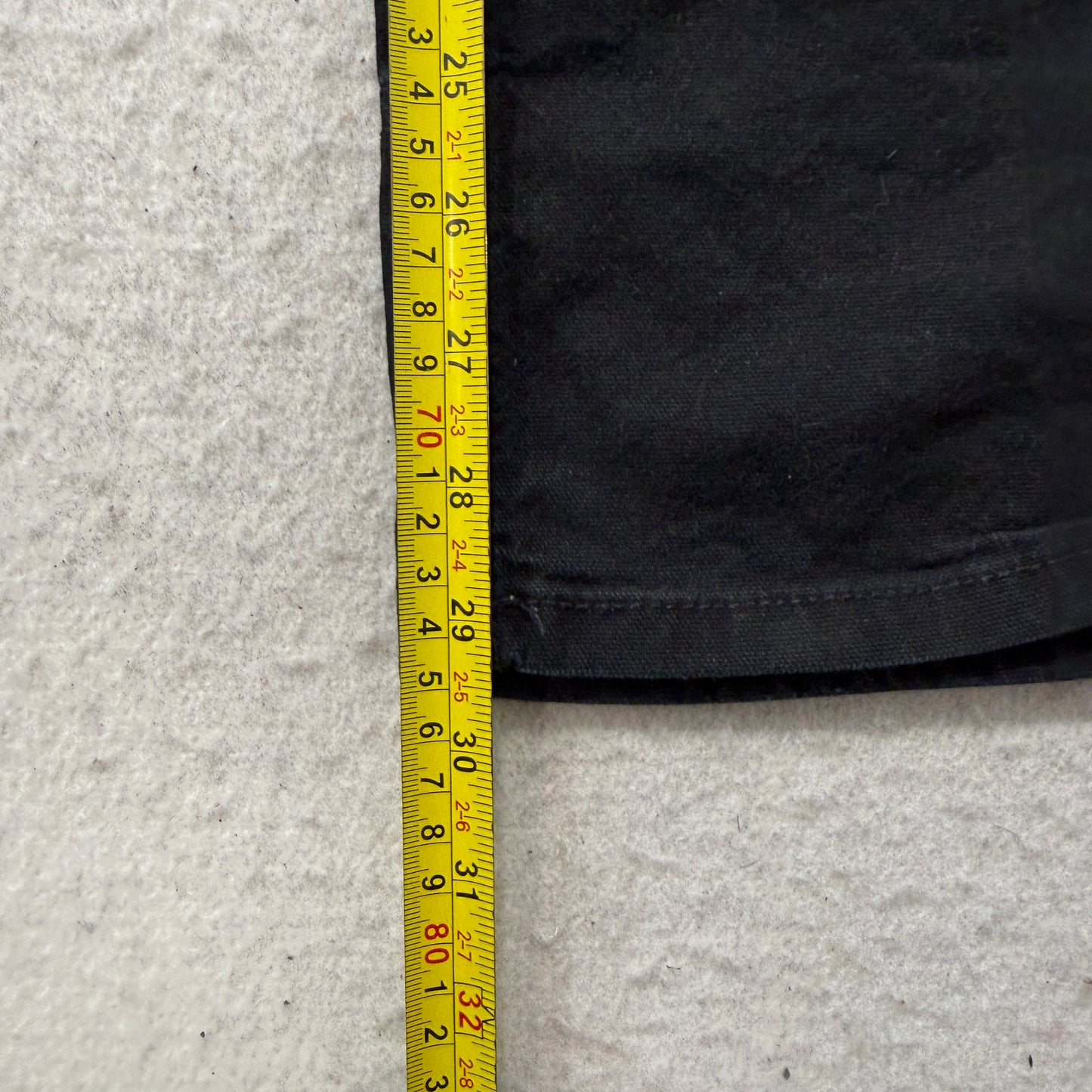 Dickies Flex Mens Black Canvas Carpenter Work Pants Double-Front Pockets Size 33