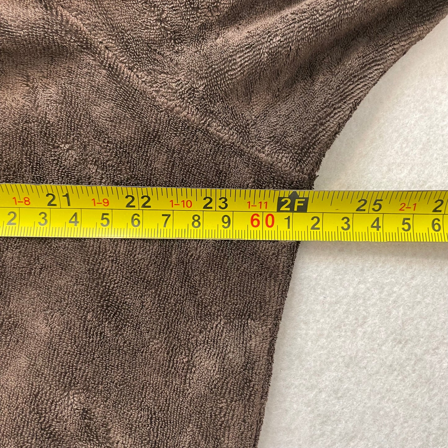 Juicy Couture Women's Dark Brown Terry Cloth Zip-Up Hoodie Loose Fit Size 2X