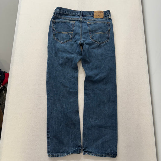 Hollister California classic blue denim 3-button fly jeans size 32