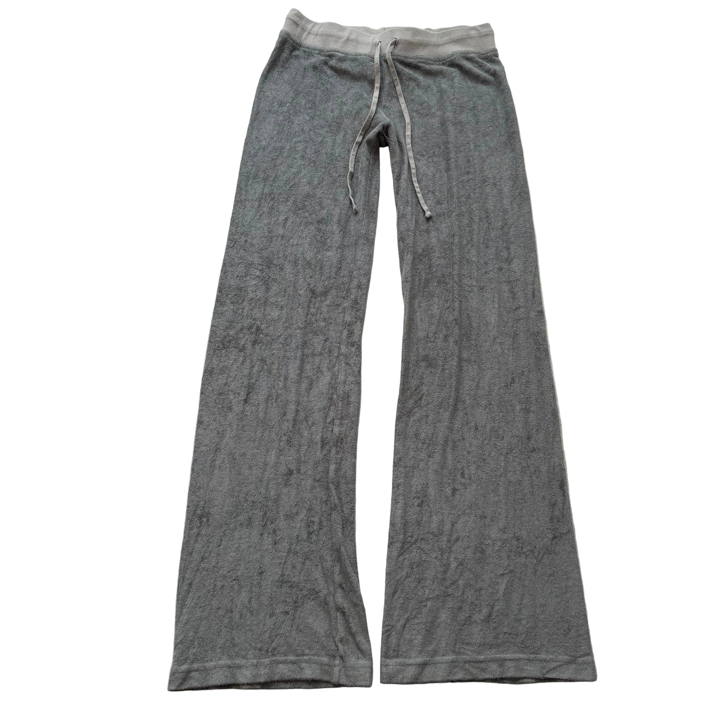 Juicy Couture Women's Heather Gray Terrycloth Flare Track Pant Loungewear Size M
