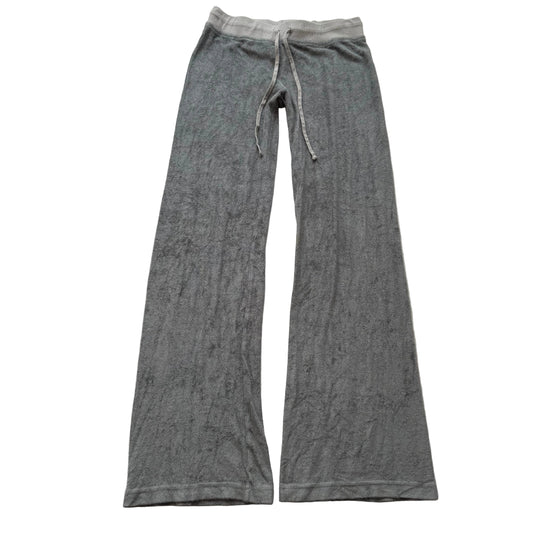Juicy Couture Women's Heather Gray Terrycloth Flare Track Pant Loungewear Size M