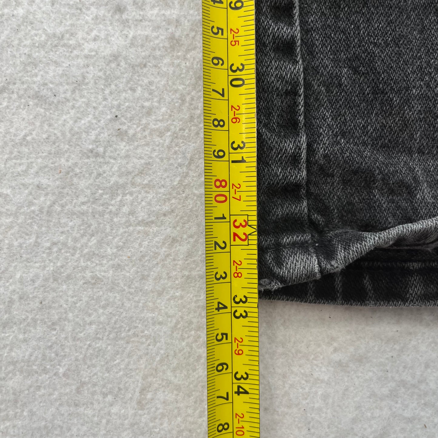 Wrangler Men's Faded Black Denim Work Jeans Zip Fly Relaxed Carpenter Size 17W