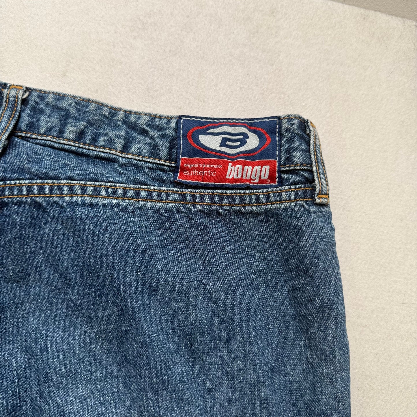Vintage Bongo Women's Blue Flared Denim Jeans Button Fly Y2K Classic Size 31x31