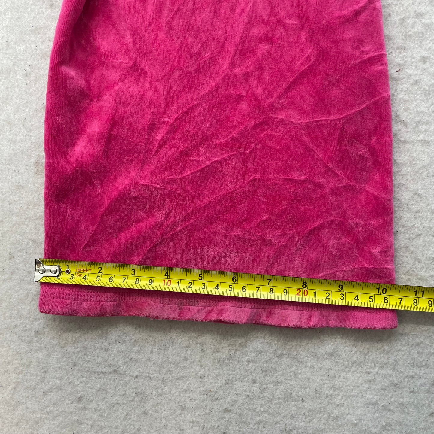 Vintage Juicy Couture Women Hot Pink Velour Tracksuit Set Hoodie & Pant Size S/M