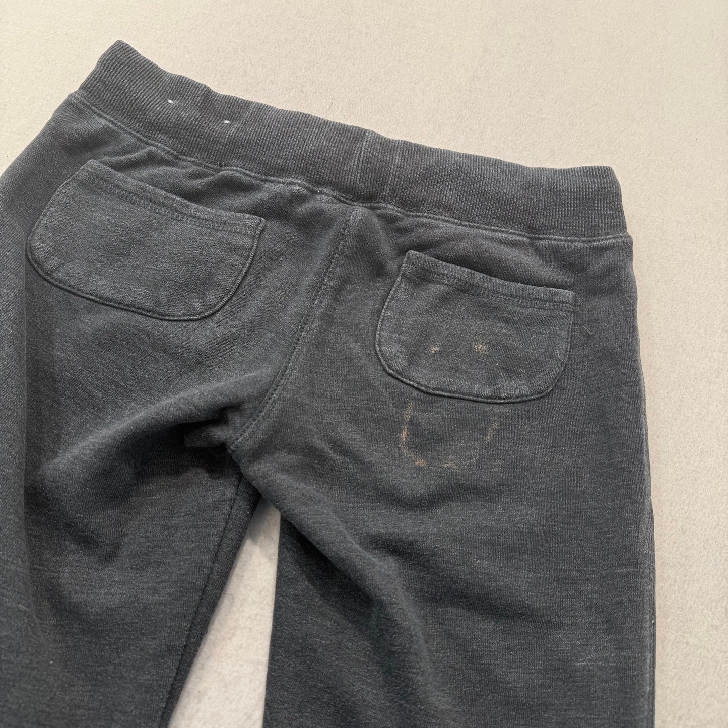 Love Nation Women Charcoal Gray Joggers Sweatpant Loungewear Pockets Logo Size S
