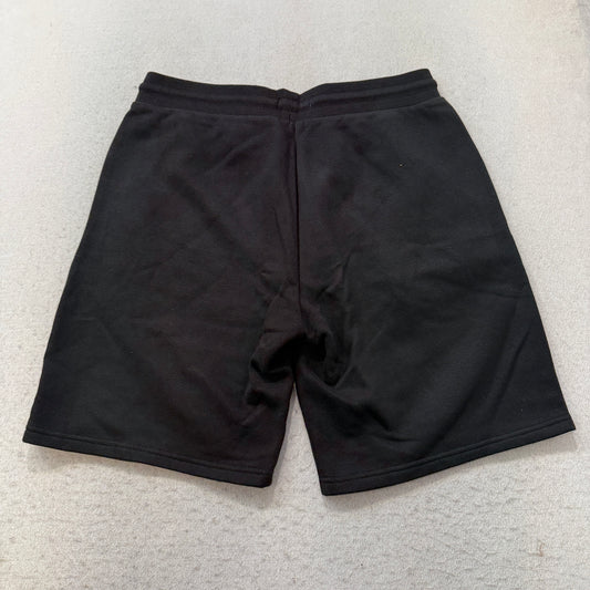 Calvin Klein Mens Black Fleece Sweatshorts Pockets Drawstring Logo Casual Size M