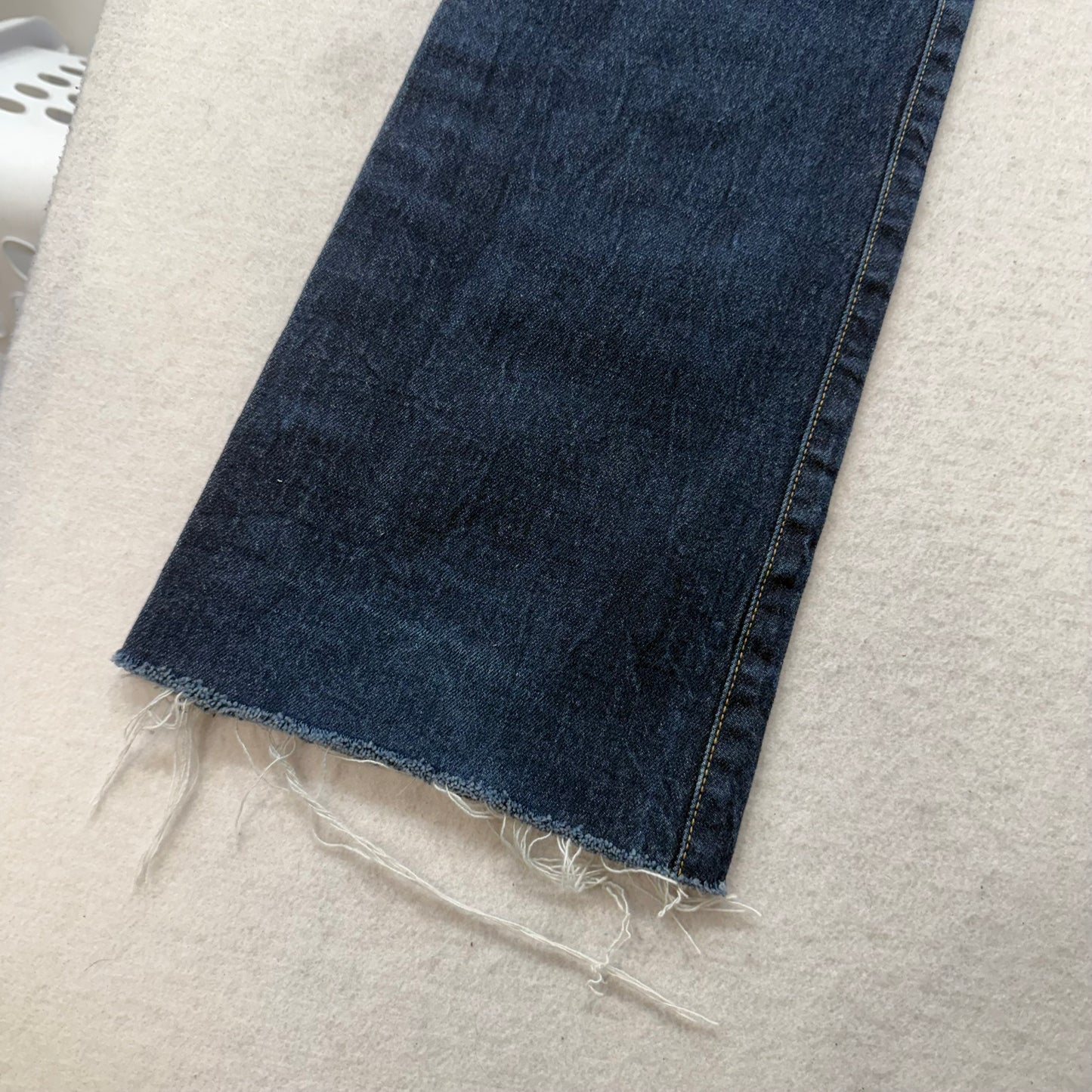 Levi's Women's Blue Denim Ribcage Bootcut Jeans High Rise Dark Wash Size 28