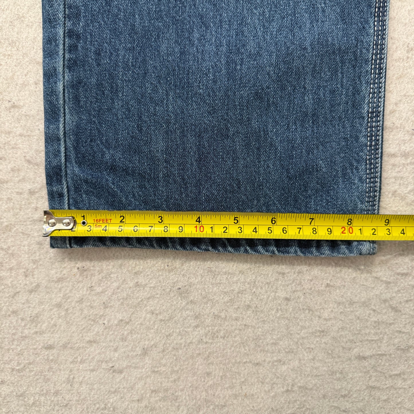 Dickies Men's Blue Relaxed Fit Carpenter Denim Jeans Pockets Classic Size W32
