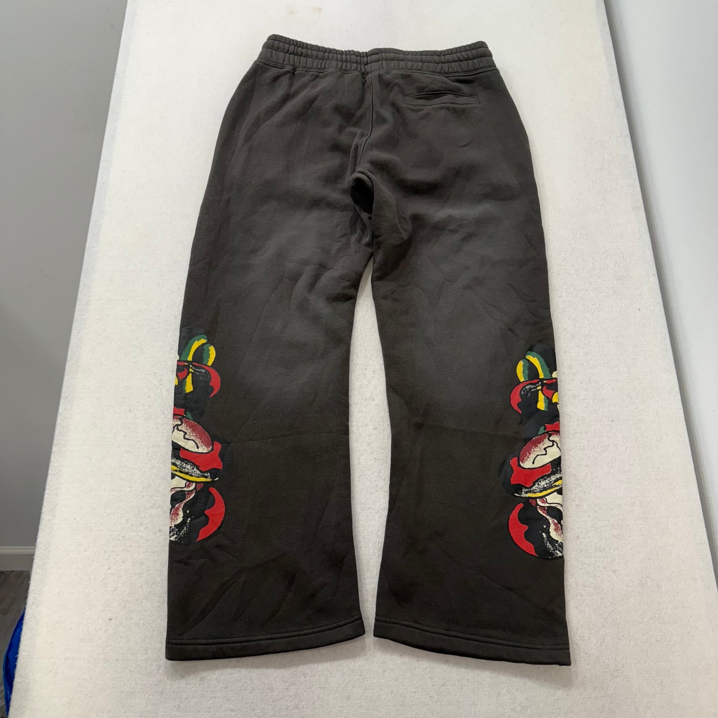 Ed Hardy men’s Black Tracksuit Set Zip-Up Hoodie & Drawstring Pants Size M