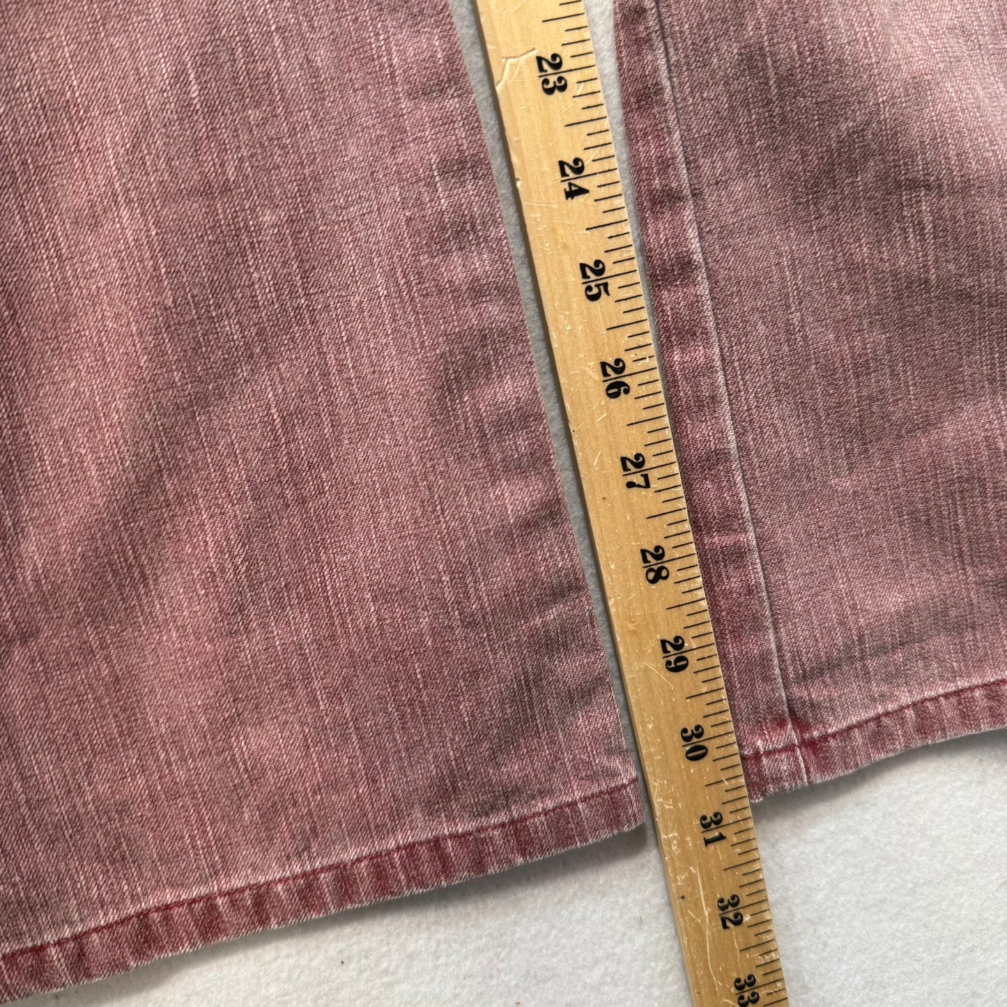 Vintage Harley-Davidson dusty rose snap button pants size 30