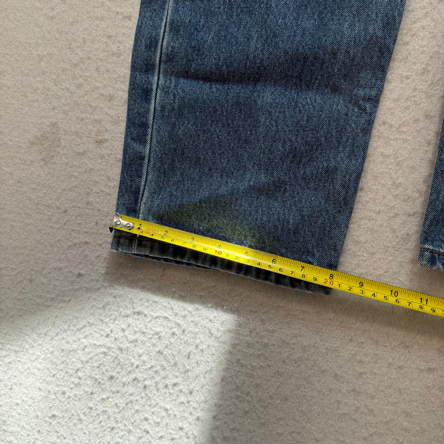 Levi's 550 Men's Blue Denim Jeans Zip Fly Pockets Classic Relaxed Fit Size 33x30