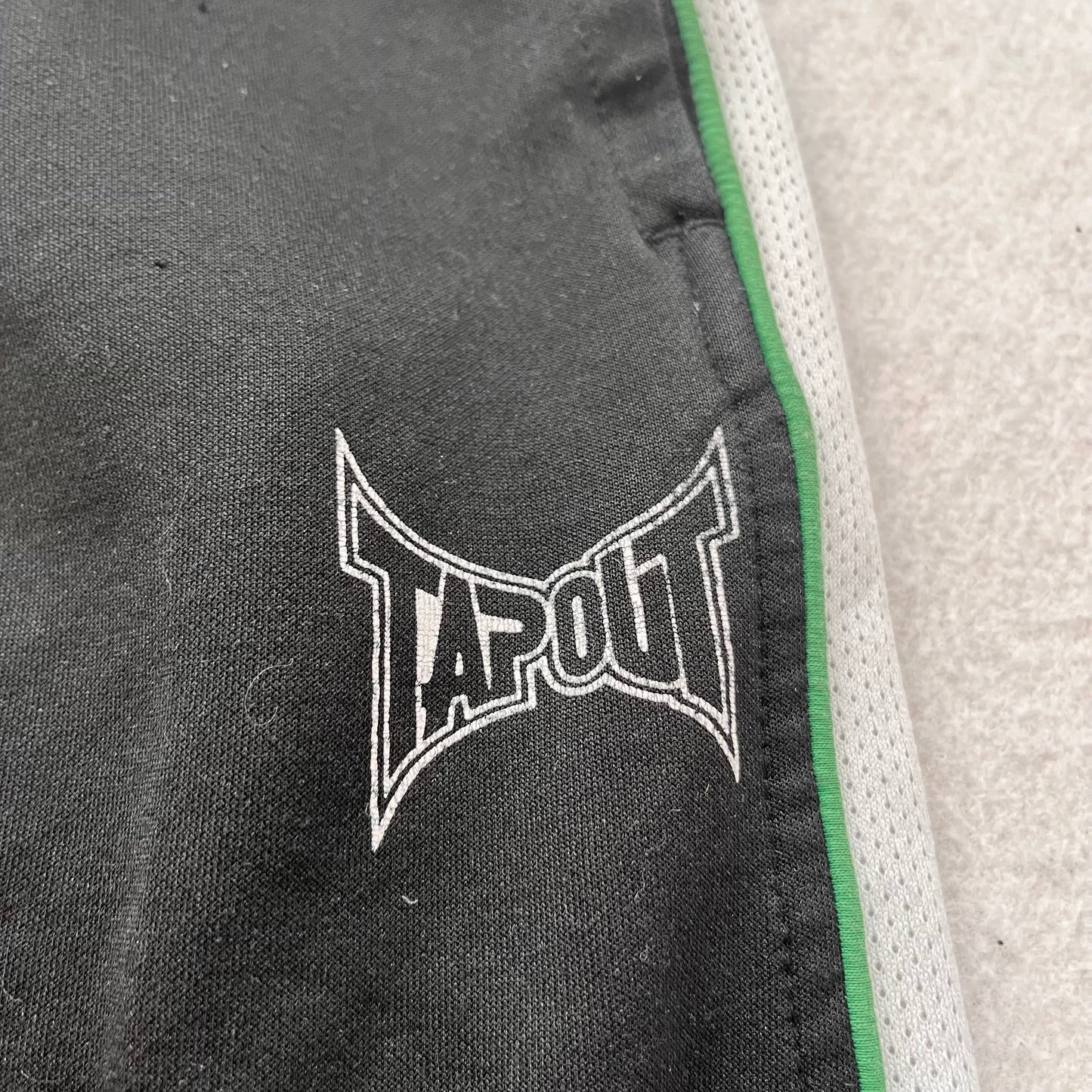 Tapout Men's Black Track Pant Side Stripe Elastic Waist Athletic Casual Size W24