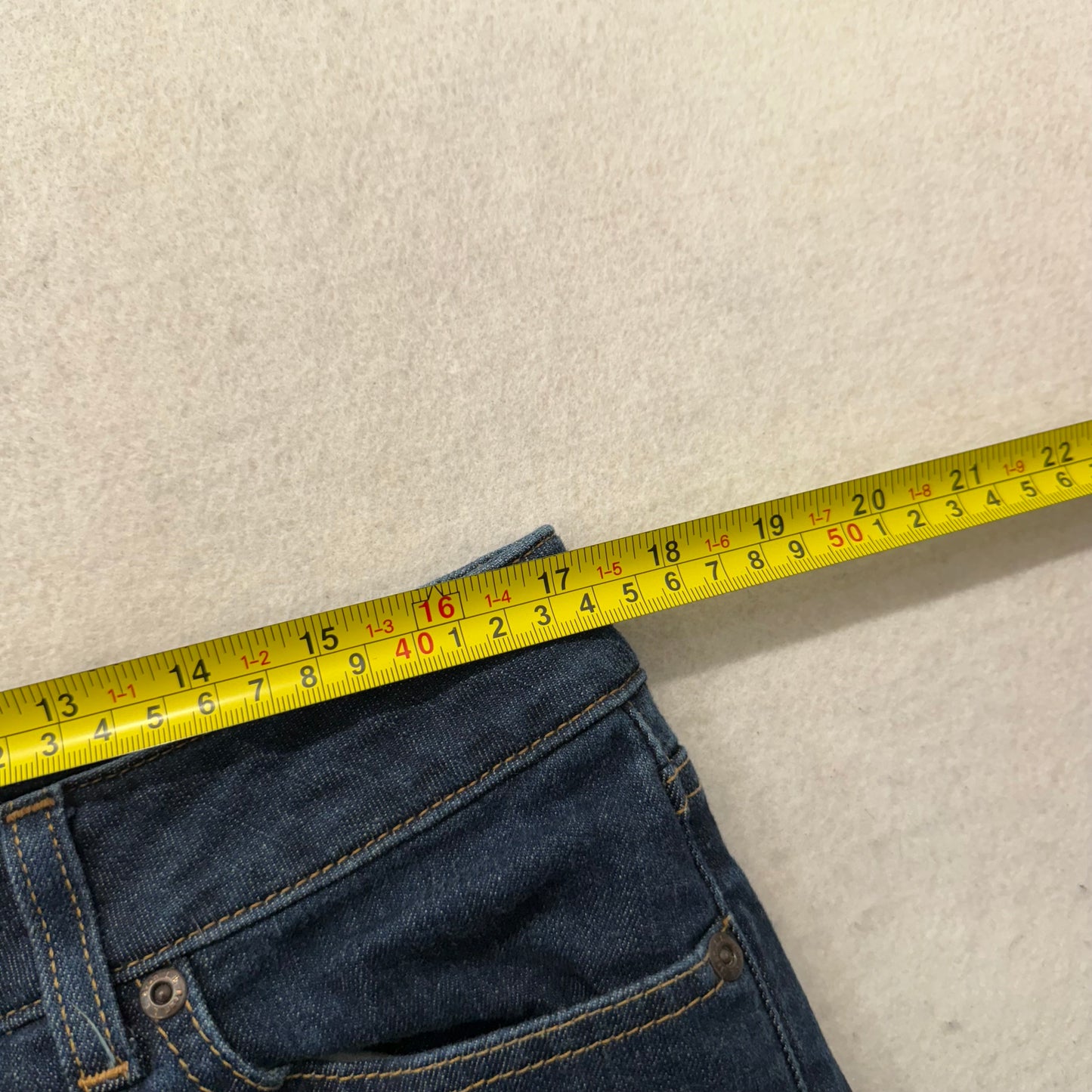 L.L.Bean Everyday Women's Blue Denim Bootcut Jeans High-Rise Classic Fit Size 16