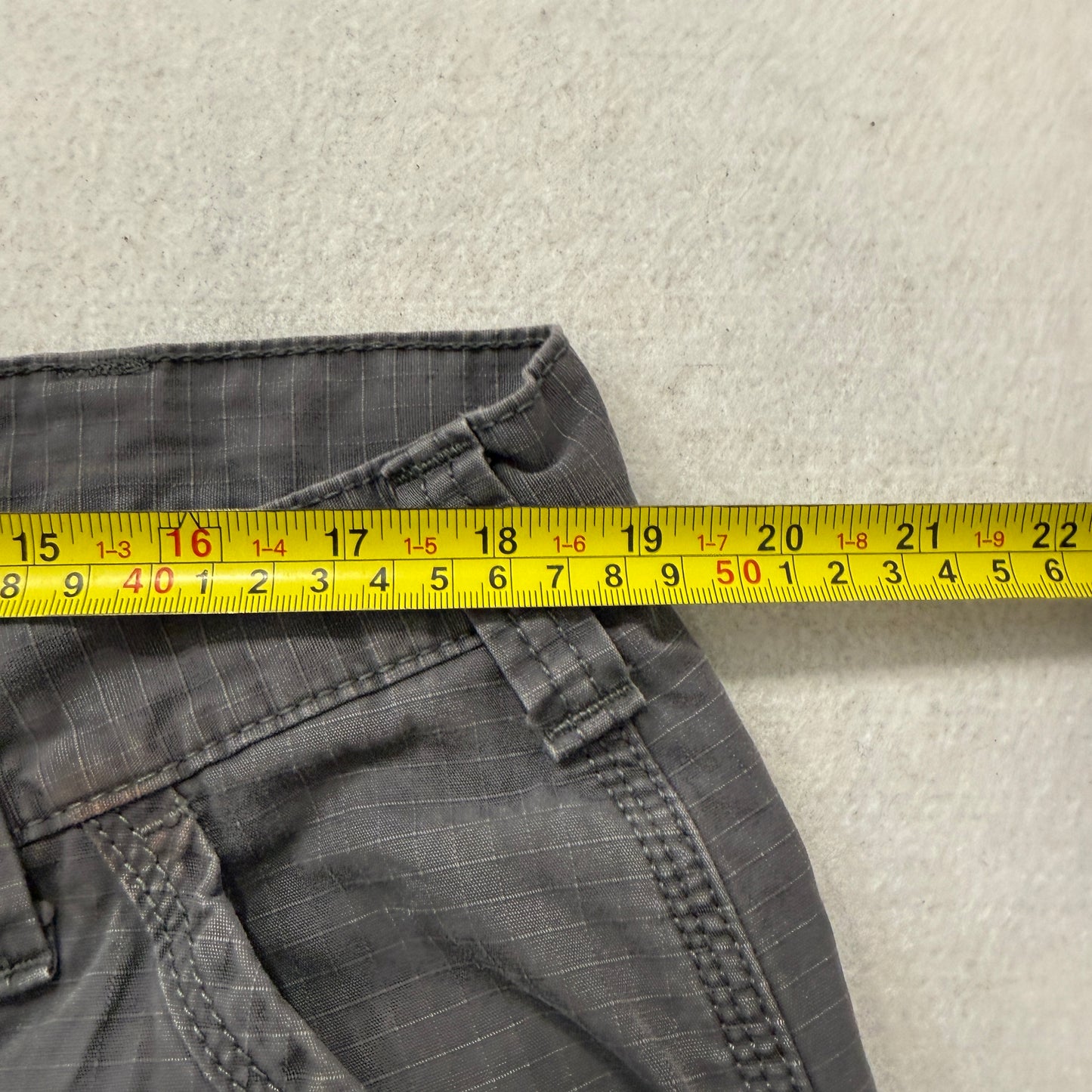 Carhartt Men's Charcoal Grey Relaxed Fit Cargo Pants Pockets Logo Y2K Size W38