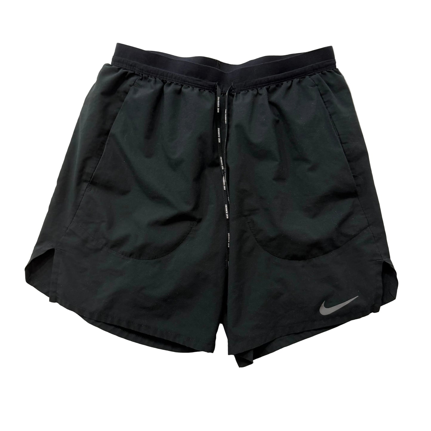 Nike Dri Fit Men's Black Flex Stride 5 Athletic Running Shorts Drawstring Size S