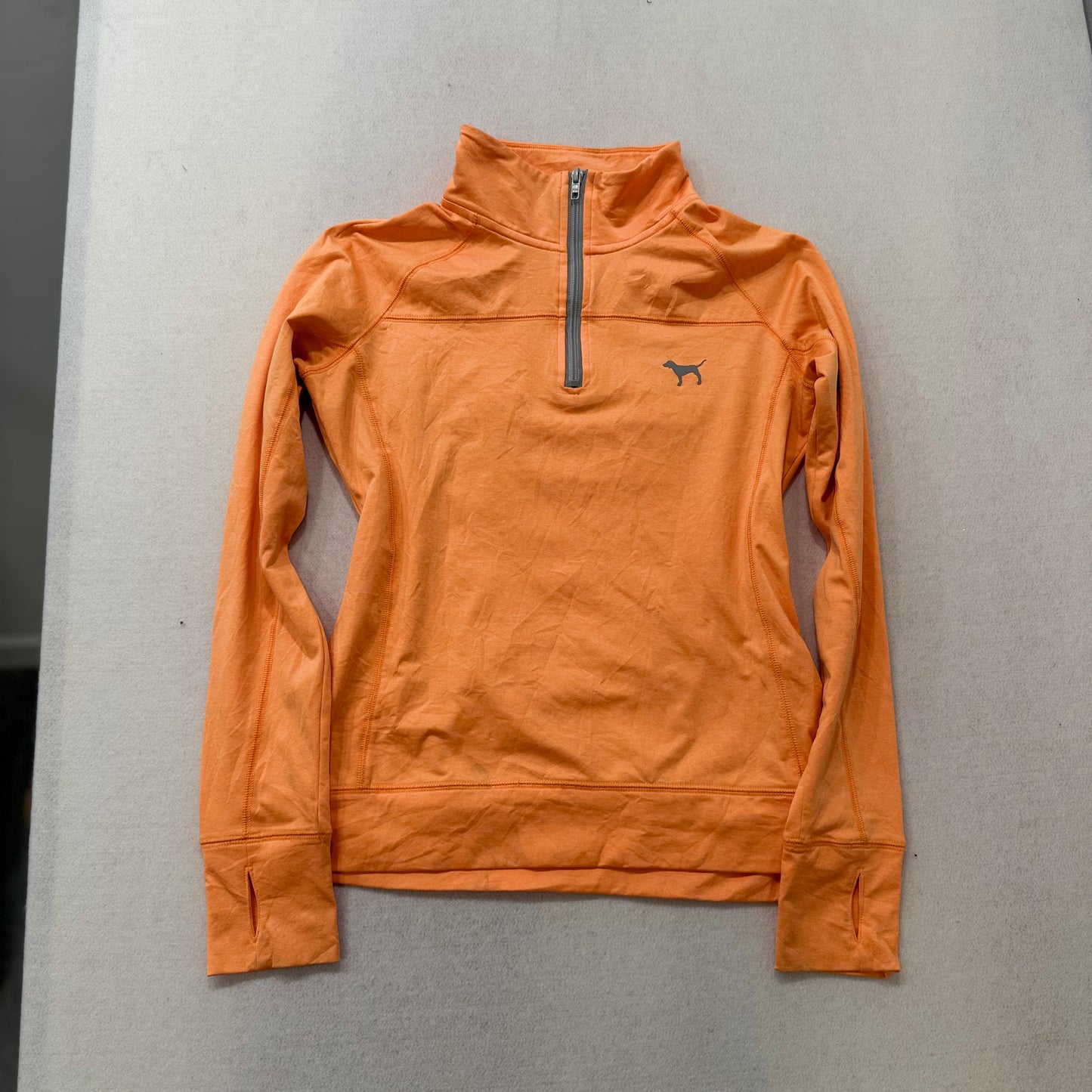 Victoria’s Secret Pink Orange Jacket with Back Logo Size S