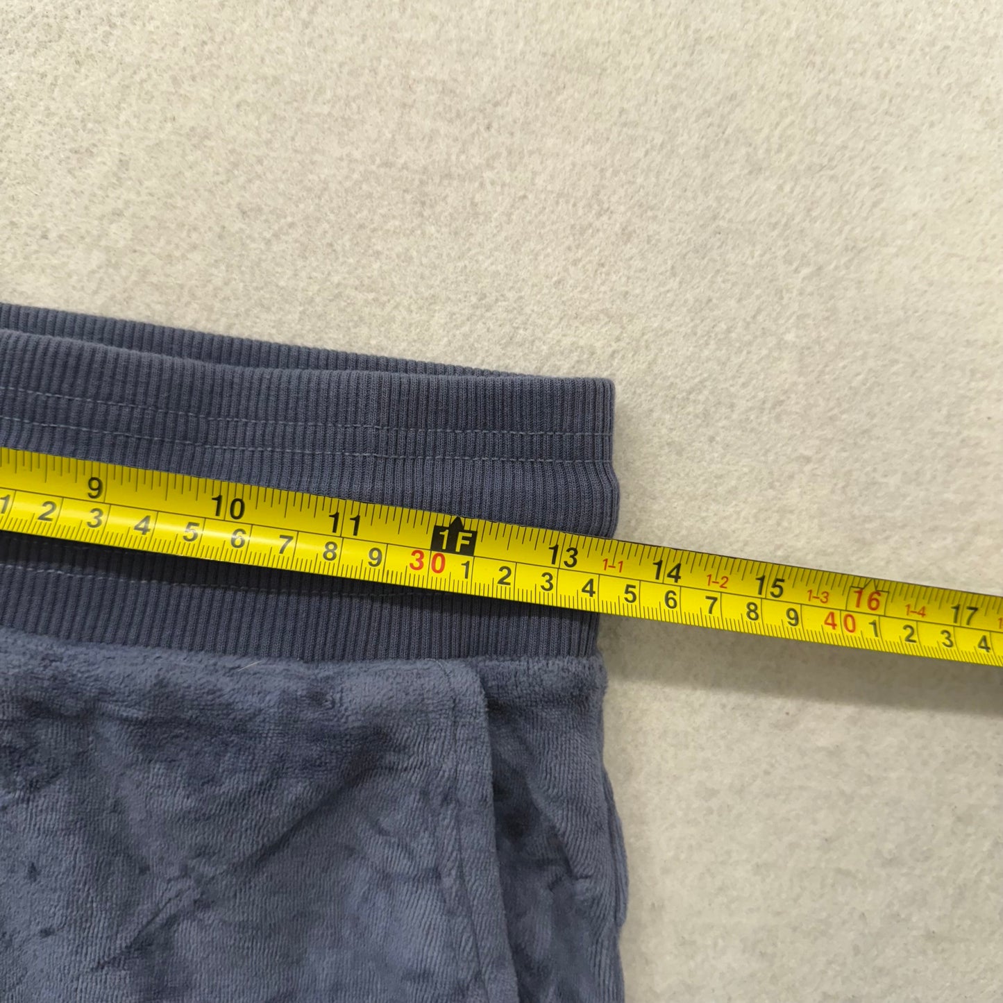 Vintage Juicy Couture Women Dusty Blue Gray Flared Track Pant Bell Bottom Size S