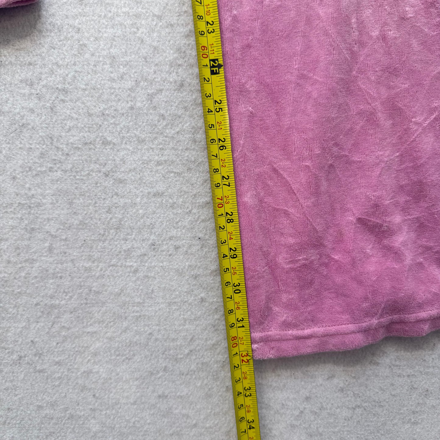 Juicy Couture Women Pastel Pink Velour Flared Track Pant Rhinestone Logo Size XS