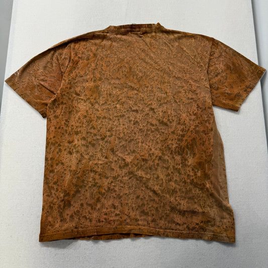 VTG "Hot Springs, Arkansas" Men's Brown T-Shirt Western Cowboy Graphic Size XL
