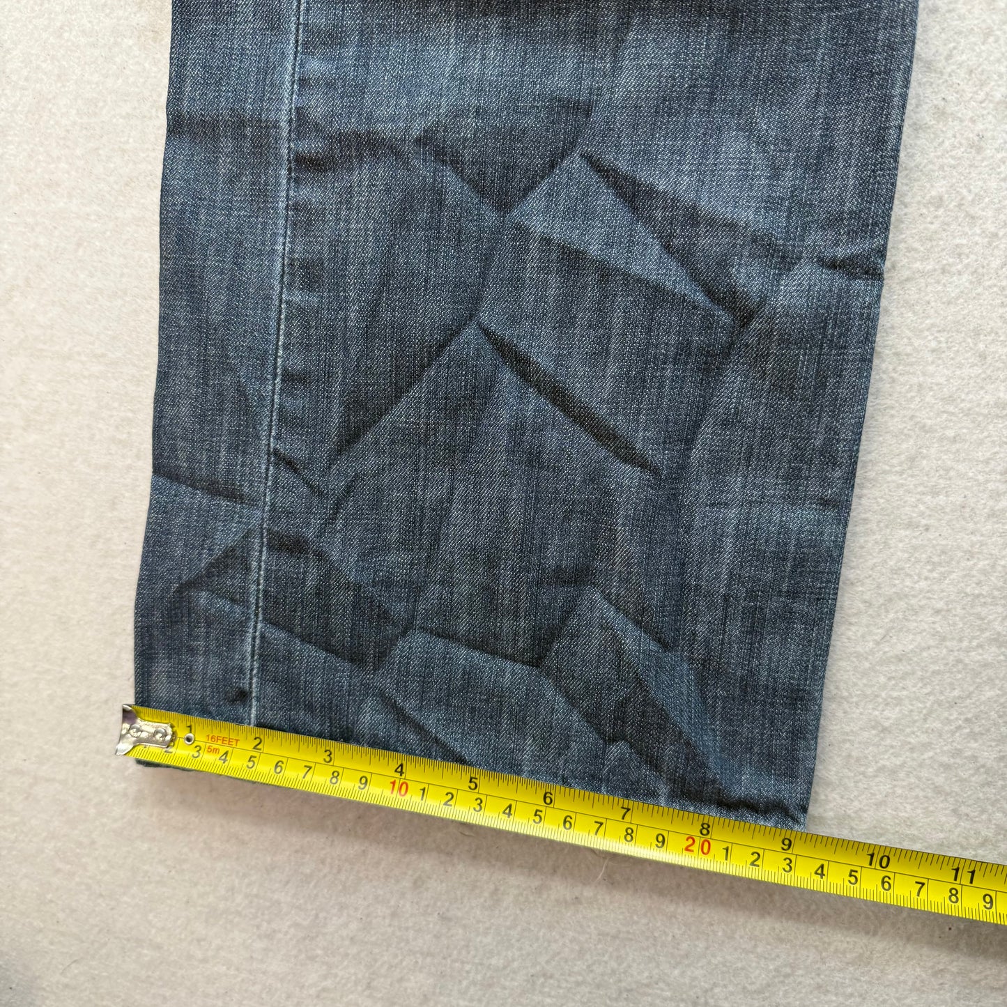 Levi's 527 Men's Blue Slim Bootcut Denim Jeans Pockets Classic Fit Size 34x36