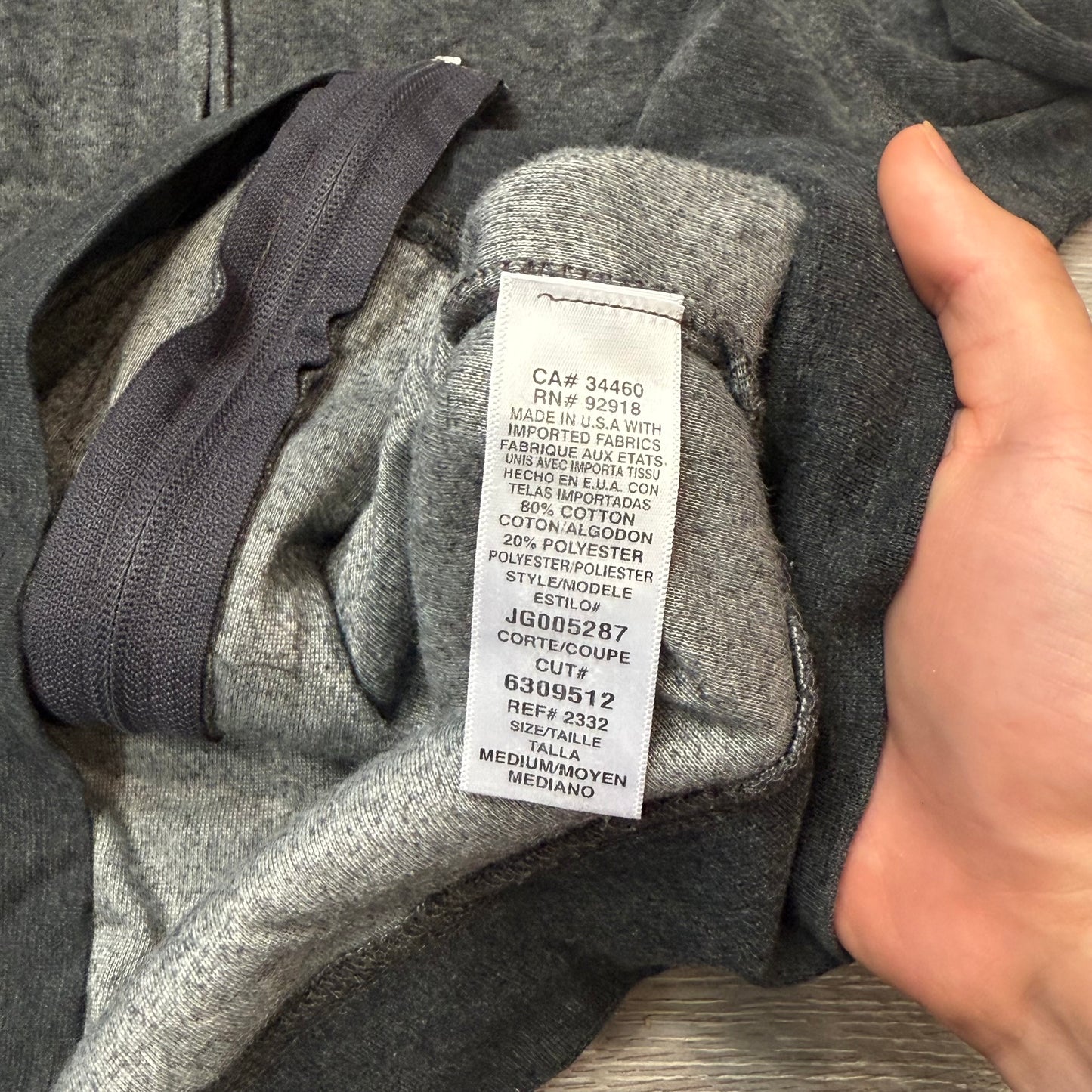 Juicy Couture Women's Deep Gray Velour Full Zip Hoodie Loungewear Pockets Size M