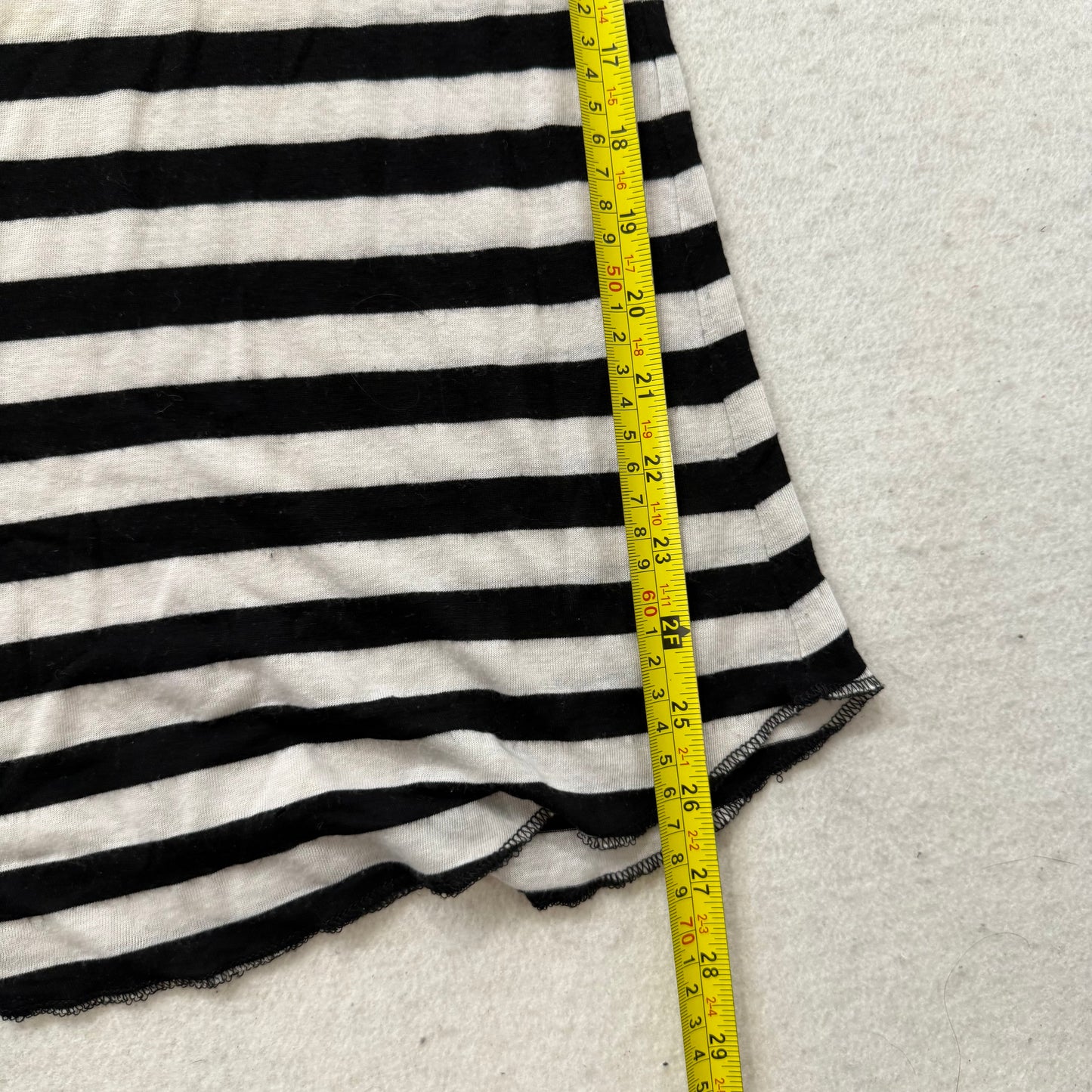 Harley-Davidson Women's Black White Striped Top Raglan Cut Curved Hem Y2K Size S
