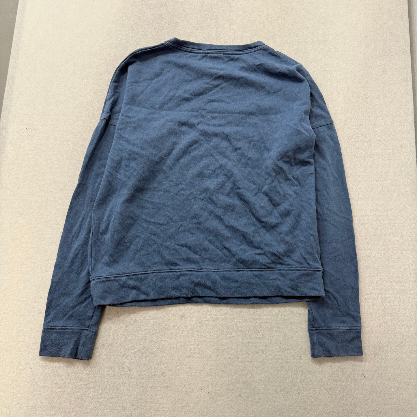 Victoria's Secret PINK Women's Blue Pullover Jumper Sweatshirt Crew Neck Size S