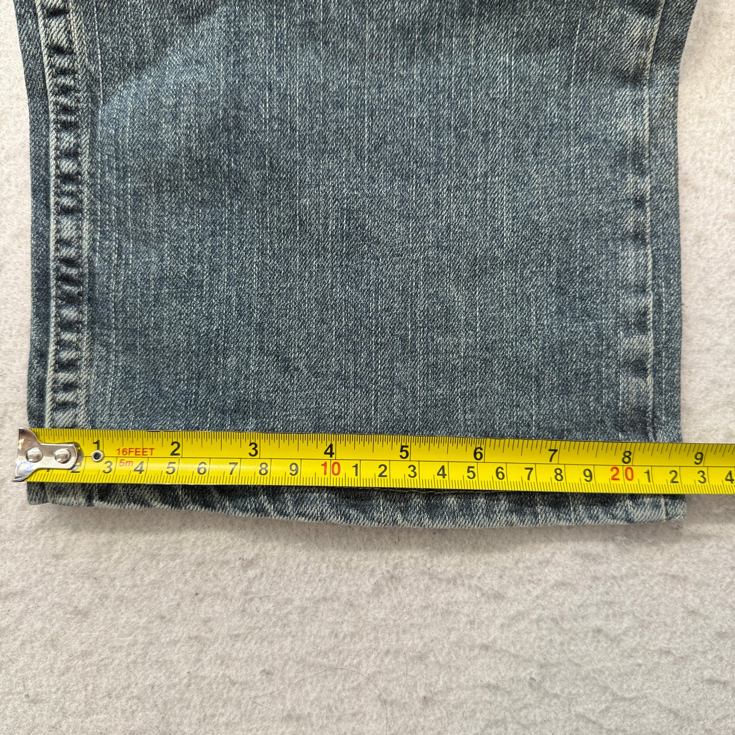 Wrangler Reserve Advanced Comfort Men's Blue Straight Leg Denim Jeans Size W32