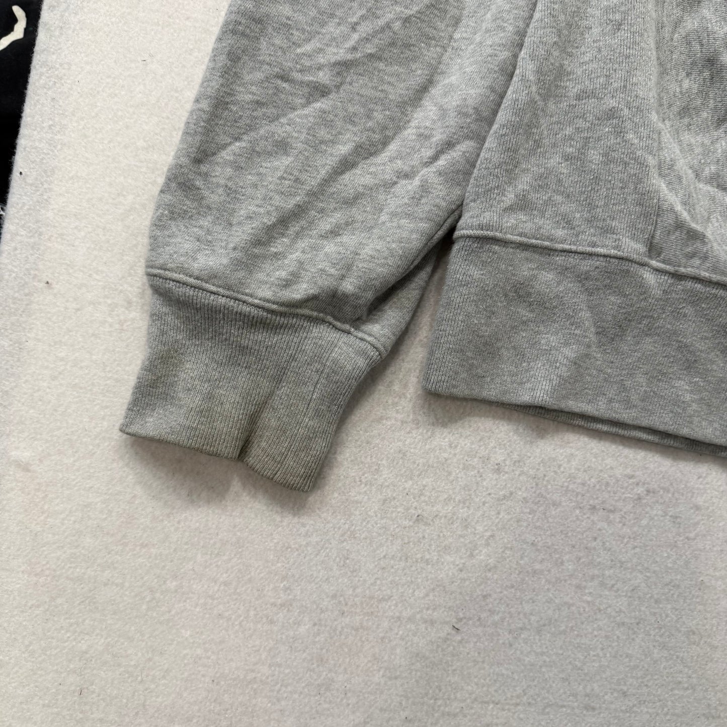 PINK by Victoria's Secret Gray Terry Zip Up Hoodie Long Sleeves Logo Size L