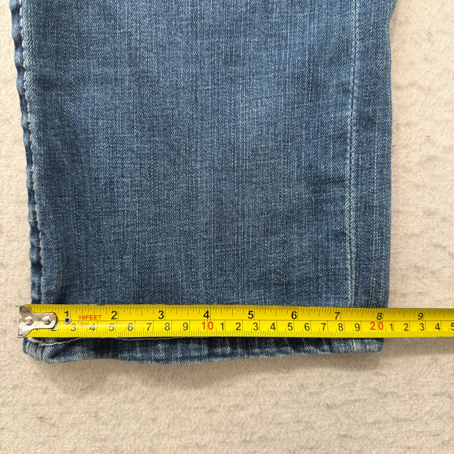 BKE Jake Men's Blue Baggy Denim Jeans Zip-Fly Pockets Classic Relaxed Size 32x32