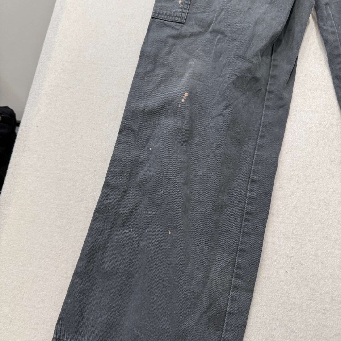Dickies Men's Charcoal Gray Cotton Loose Fit Cargo Pants Streetwear Size 34