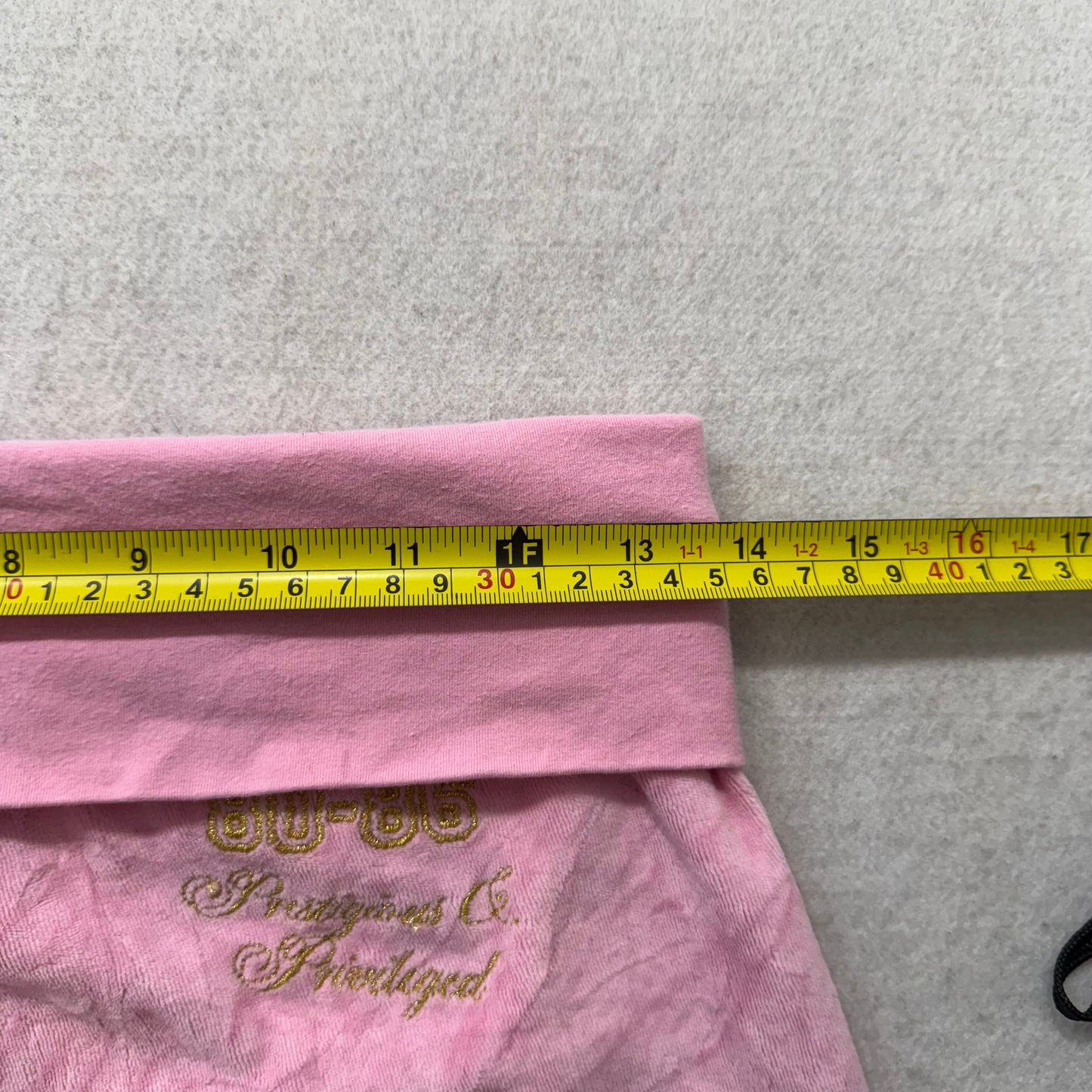 PINK by Victoria's Secret Women's Pink Velour Flared Track Pant Low Rise Size XS