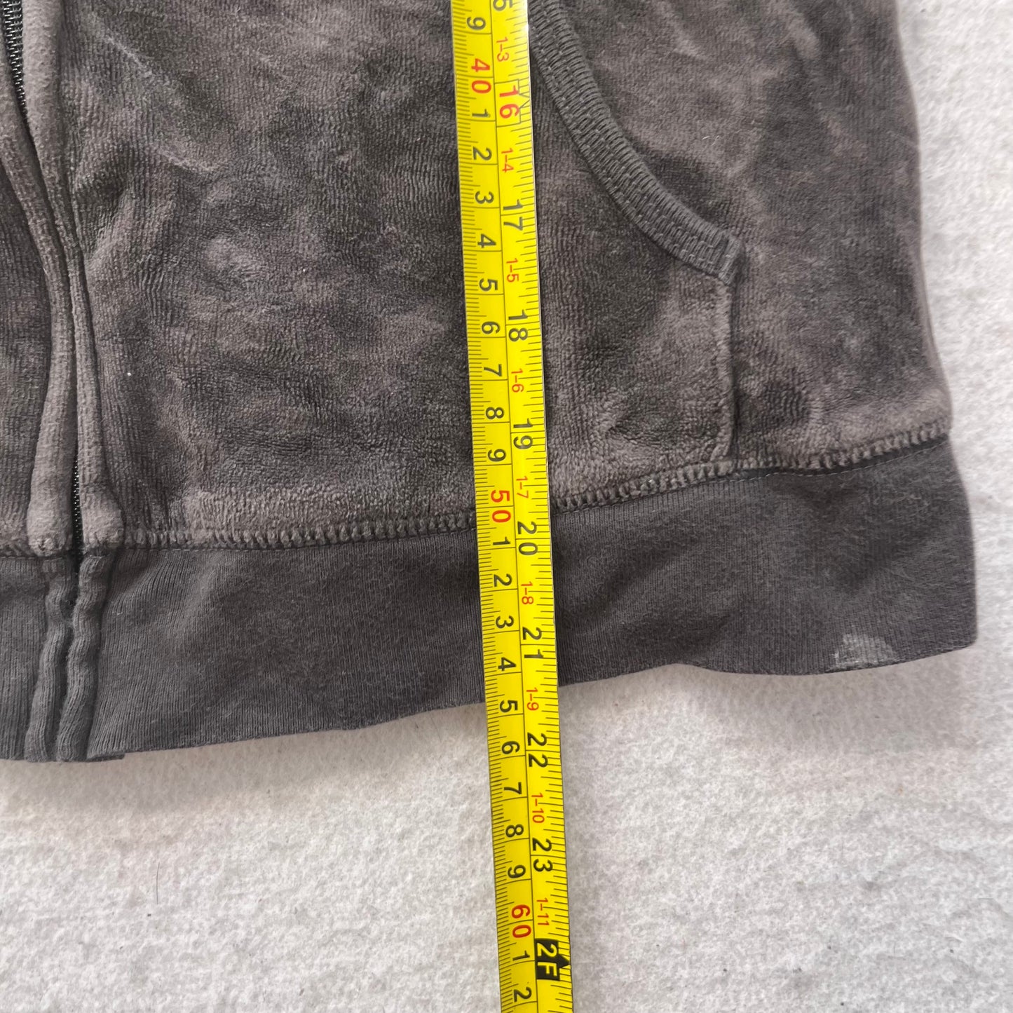 Juicy Couture Scottie Dogs Women's Charcoal Gray Velour Tracksuit Set Size M/L