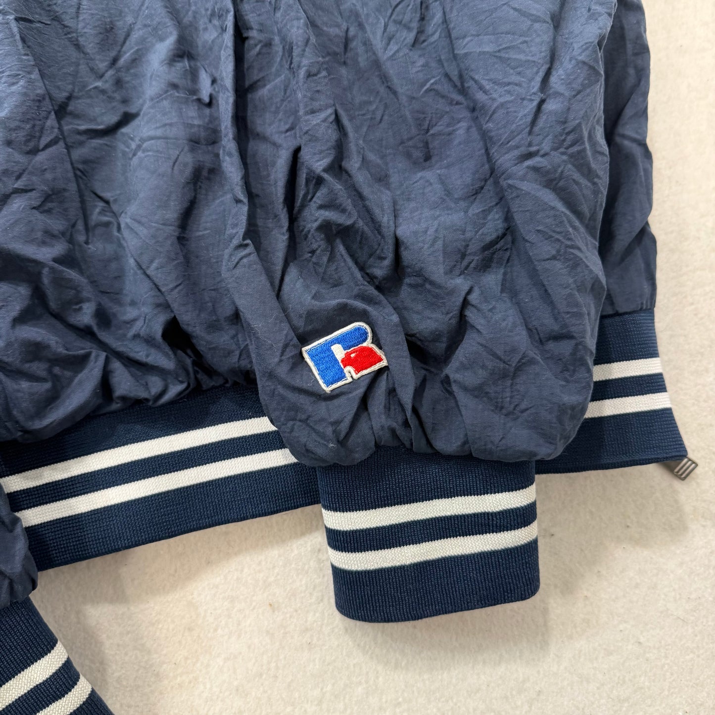 Russell Athletic Xavier Musketeers Navy Pullover Windbreaker Jacket Size XXL