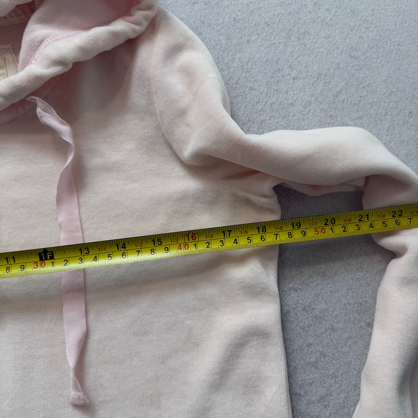 Hollister California Women's Baby Pink Velour Full Zip Hoodie Loungewear Size L
